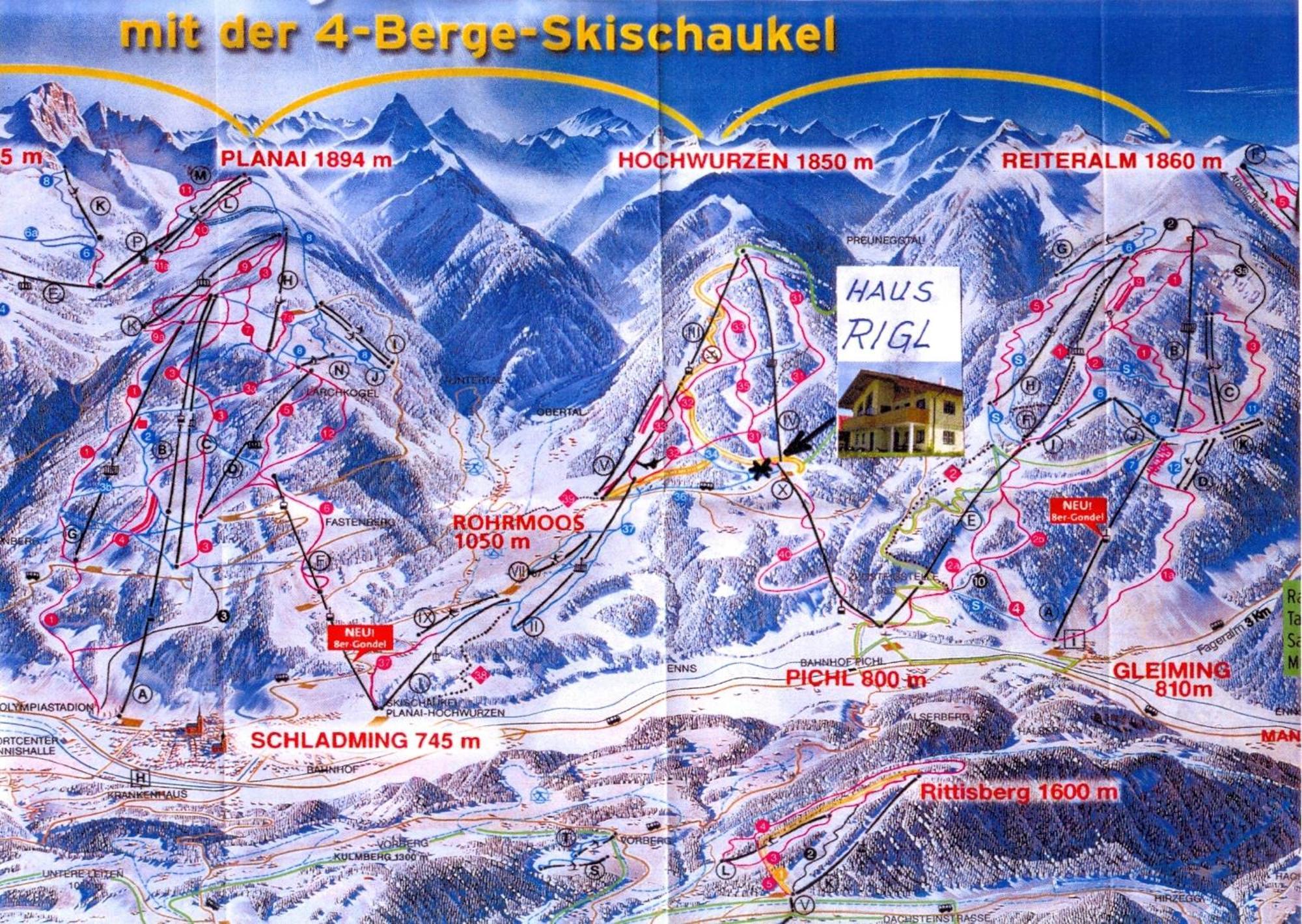 Ferienwohnung Haus Rigl Schladming Exterior foto